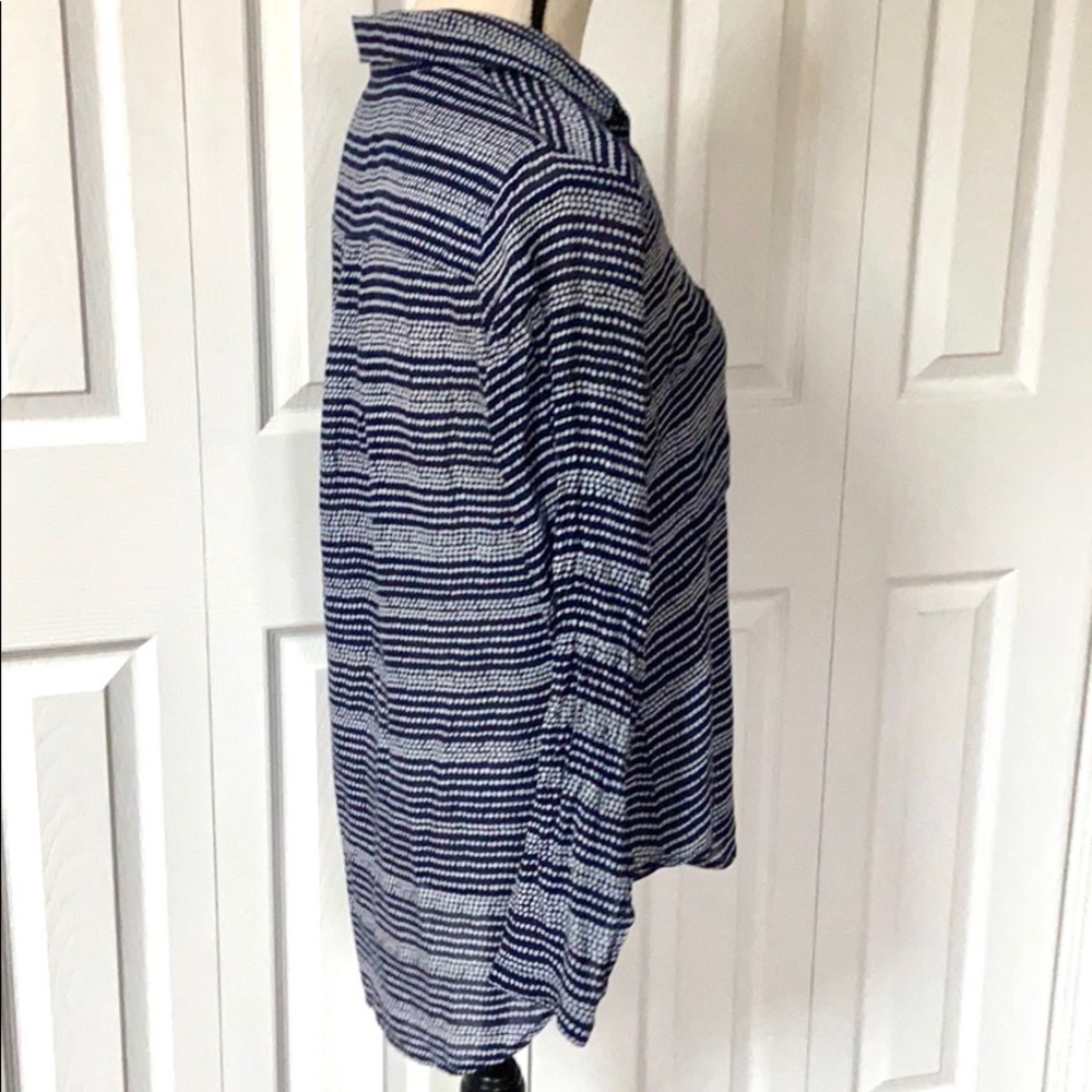 Anthropologie Cloth & Stone High Low Button Down - Picture 7 of 8